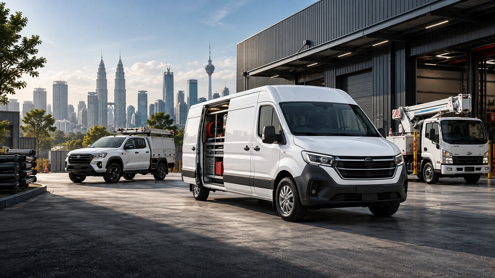 Commercial service vehicles